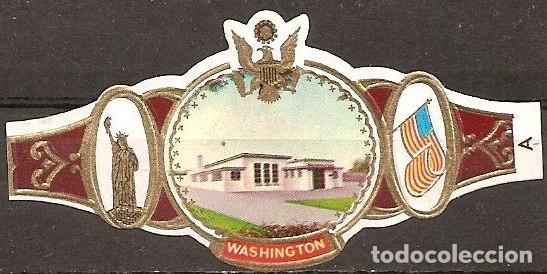 Vitolas de colecci&oacute;n: WASHINGTON-228.-FACTOR&Iacute;A DE TABACO EN BARN HOLANDA.-4 VITL.-COMPLETA