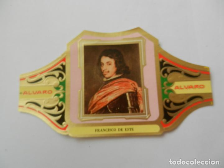Vitolas de colecci&oacute;n: VITOLA ALVARO - SERIE CUADRO DE PINTORES ESPA&Ntilde;OLES - FRANCISCO DE ESTE - VELAZQUEZ