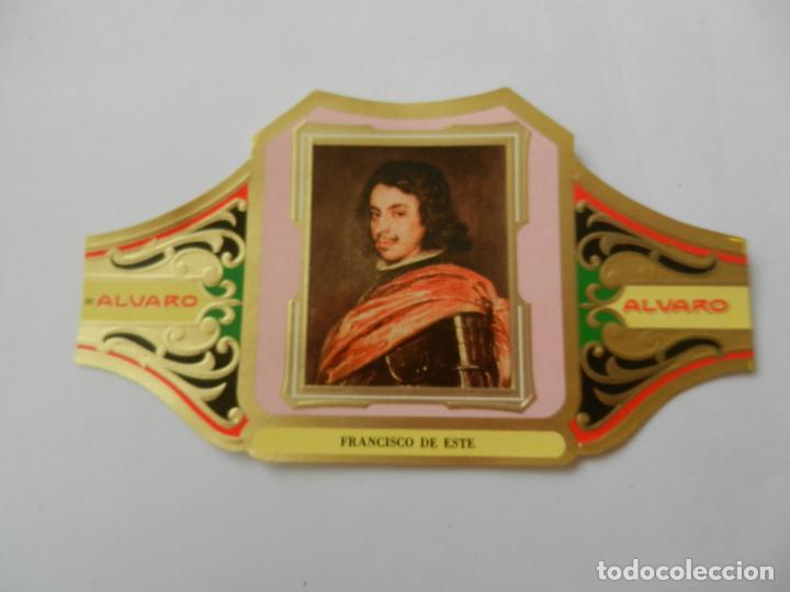 Vitolas de colecci&oacute;n: VITOLA ALVARO - SERIE CUADRO DE PINTORES ESPA&Ntilde;OLES - FRANCISCO DE ESTE - VELAZQUEZ