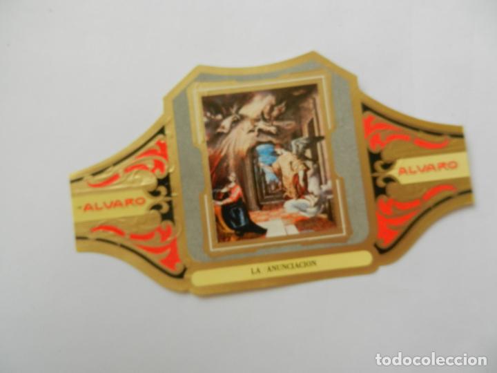 Vitolas de colecci&oacute;n: VITOLA ALVARO - SERIE CUADRO DE PINTORES ESPA&Ntilde;OLES - LA ANUNCIACI&Oacute;N - EL GRECO
