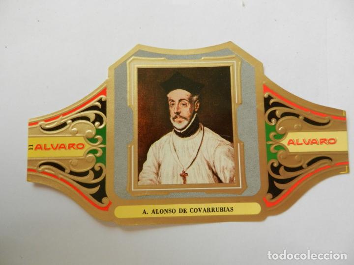 Vitolas de colecci&oacute;n: VITOLA ALVARO - SERIE CUADRO DE PINTORES ESPA&Ntilde;OLES - A. ALONSO DE COVARRUBIAS - EL GRECO