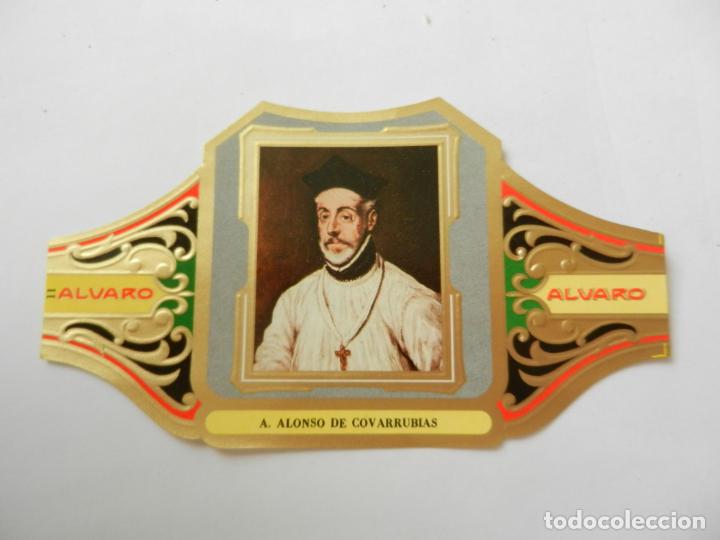 Vitolas de colecci&oacute;n: VITOLA ALVARO - SERIE CUADRO DE PINTORES ESPA&Ntilde;OLES - A. ALONSO DE COVARRUBIAS - EL GRECO
