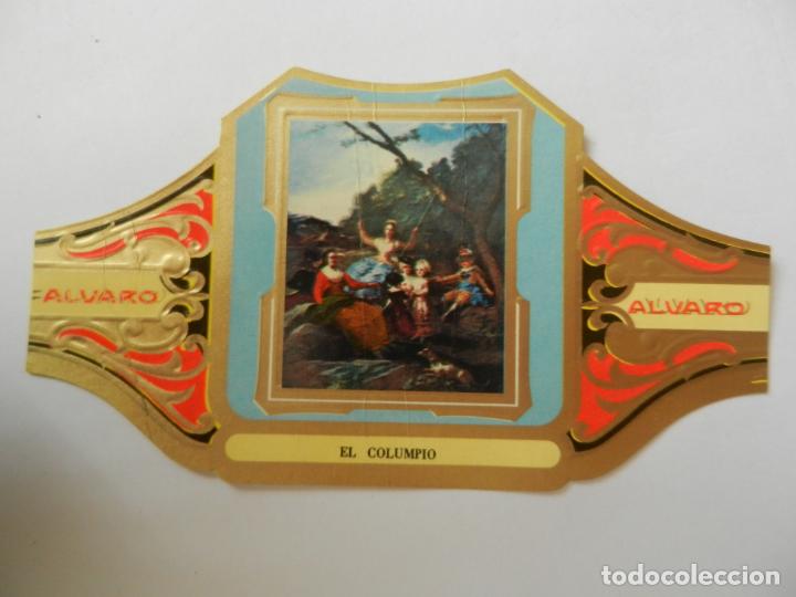 Vitolas de colecci&oacute;n: VITOLA ALVARO - SERIE CUADRO DE PINTORES ESPA&Ntilde;OLES - EL COLUMPIO - GOYA
