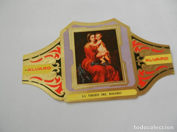 Vitolas de colecci&oacute;n: VITOLA ALVARO - SERIE CUADRO DE PINTORES ESPA&Ntilde;OLES - LA VIRGEN DEL ROSARIO - MURILLO