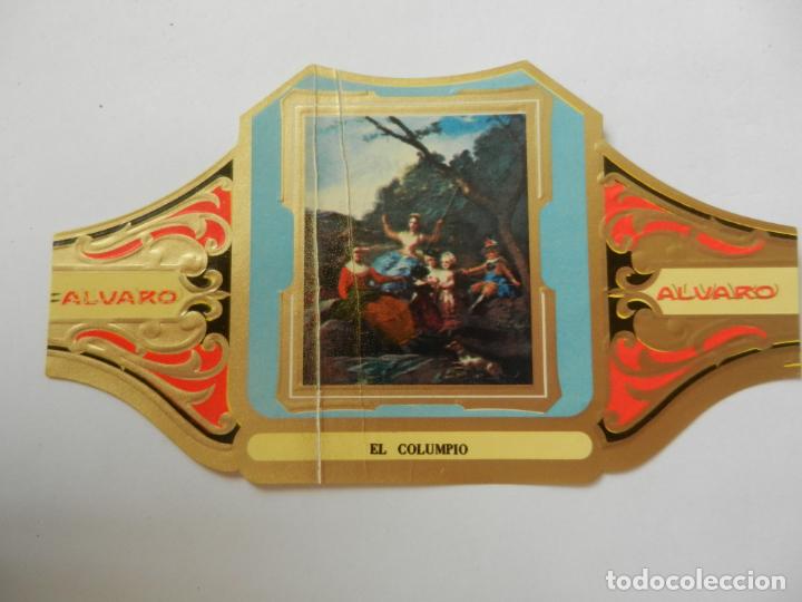 Vitolas de colecci&oacute;n: VITOLA ALVARO - SERIE CUADRO DE PINTORES ESPA&Ntilde;OLES - EL COLUMPIO - GOYA