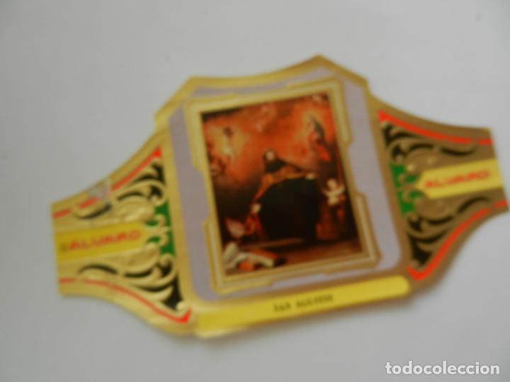 Vitolas de colecci&oacute;n: VITOLA ALVARO - SERIE CUADRO DE PINTORES ESPA&Ntilde;OLES - SAN AGUST&Iacute;N - MURILLO