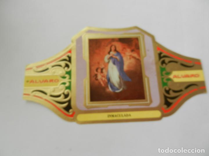Vitolas de colecci&oacute;n: VITOLA ALVARO - SERIE CUADRO DE PINTORES ESPA&Ntilde;OLES - INMACULADA - MURILLO