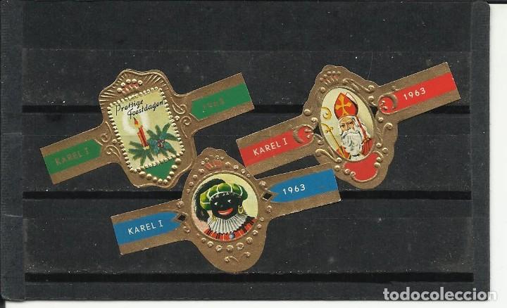 Vitolas de colecci&oacute;n: KAREL I- ID-449.-CELEBRACIONES.NAVIDAD.-3 VITOLAS DE SERIE