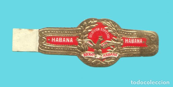 Vitolas de colecci&oacute;n: VITOLA ANTIGUA - MARCA BOCK Y CA. (CUBA) - TEM&Aacute;TICA &Aacute;GUILAS