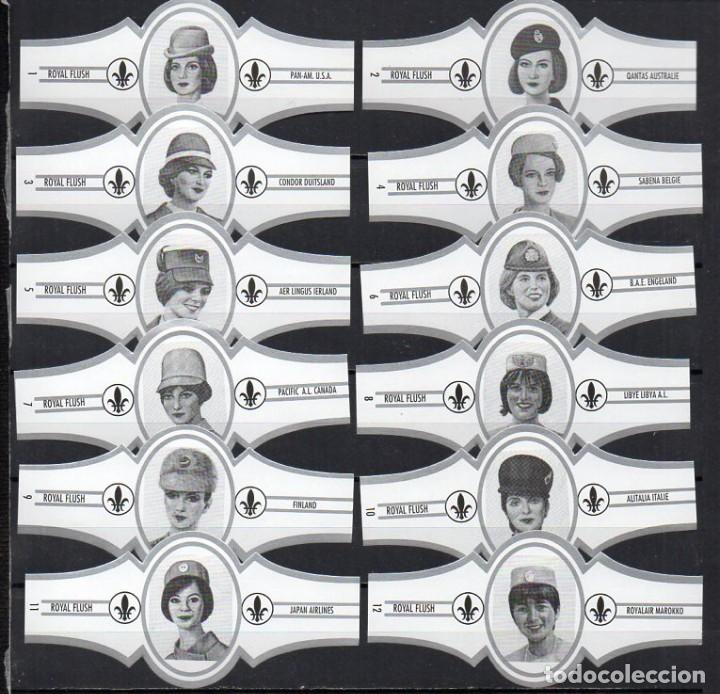 Vitolas de colecci&oacute;n: VIJOSEFA. SERIE COMPLETA ROYAL FLUSH - AZAFATAS, 12 VITOLAS.
