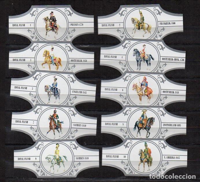 Vitolas de colecci&oacute;n: Vijosefa. Serie Royal Flush, Caballer&iacute;a. 10 vitolas.