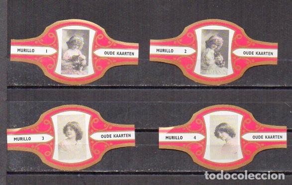 Vitolas de colecci&oacute;n: Vitolas. Serie Murillo - Postales Antiguas, 4 vitolas.