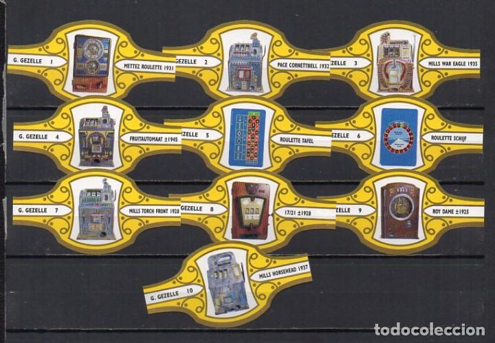Vitolas de colecci&oacute;n: Vitolas. Serie Gezelle - M&aacute;quinas Tragaperras Antiguas, 10 vitolas.