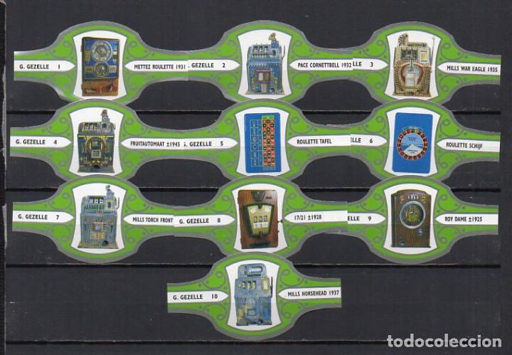 Vitolas de colecci&oacute;n: Vitolas. Serie Gezelle - M&aacute;quinas Tragaperras Antiguas, 10 vitolas.