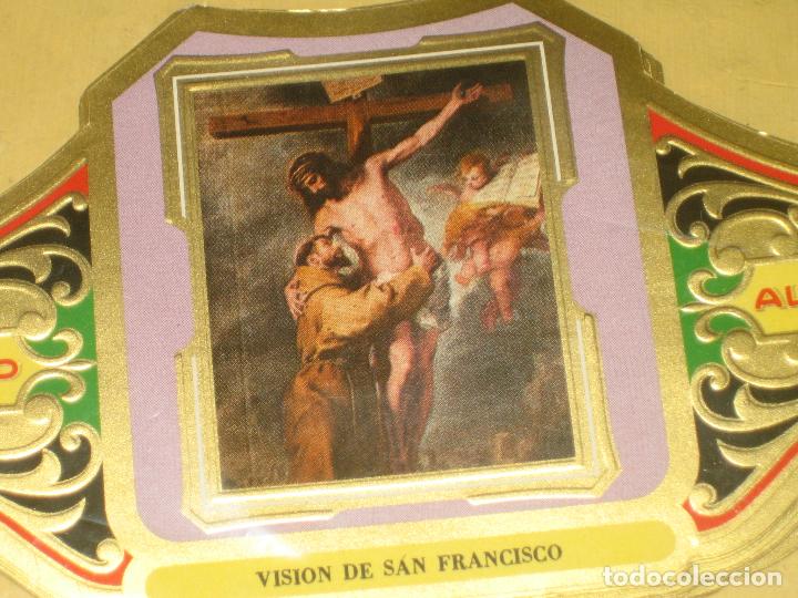 An&eacute;is de charuto de cole&ccedil;&atilde;o: VITOLAS GRANDES PINTORES ESPA&Ntilde;OLES - FRANJA VERDE COMPLETA 48 VITOLAS