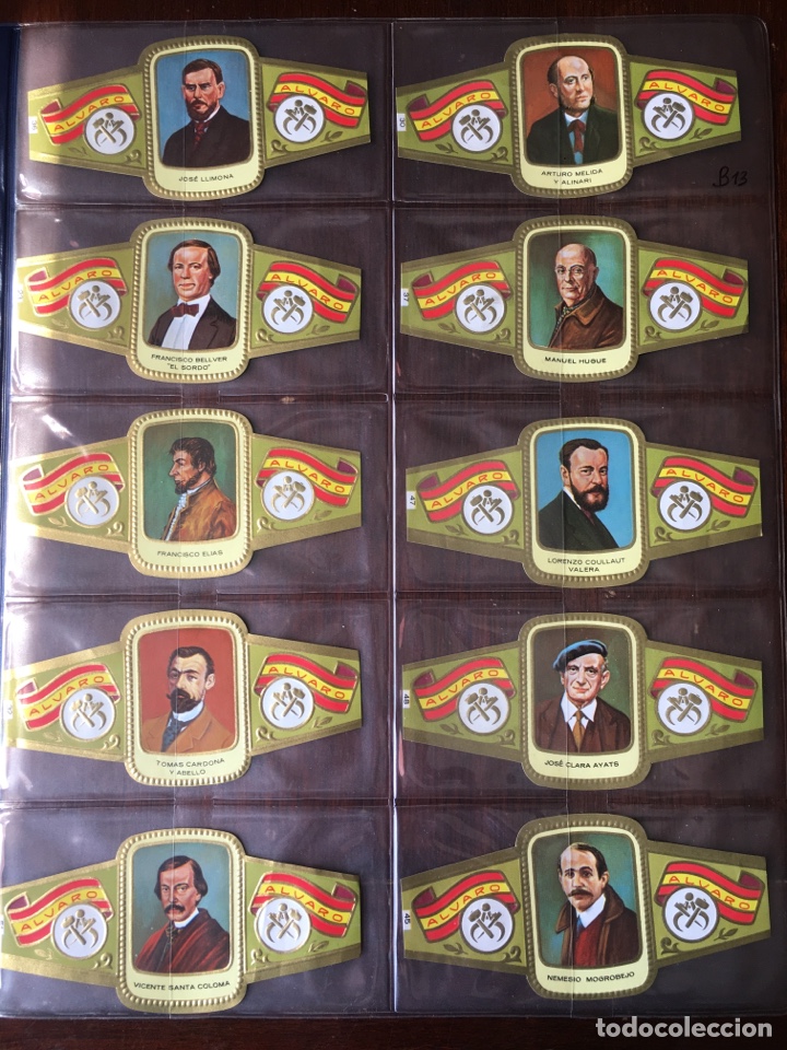 Vitolas de colecci&oacute;n: Vitolas Alvaro Serie Escultores