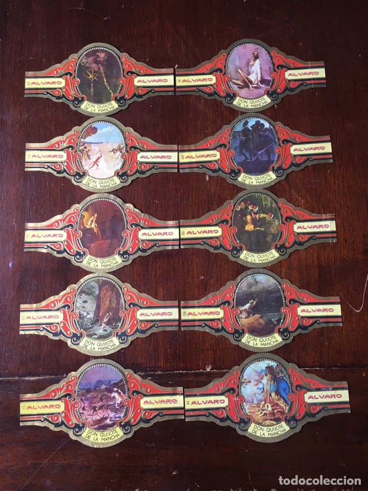 Vitolas de colecci&oacute;n: Vitolas Alvaro Serie Don Quijote de La Mancha