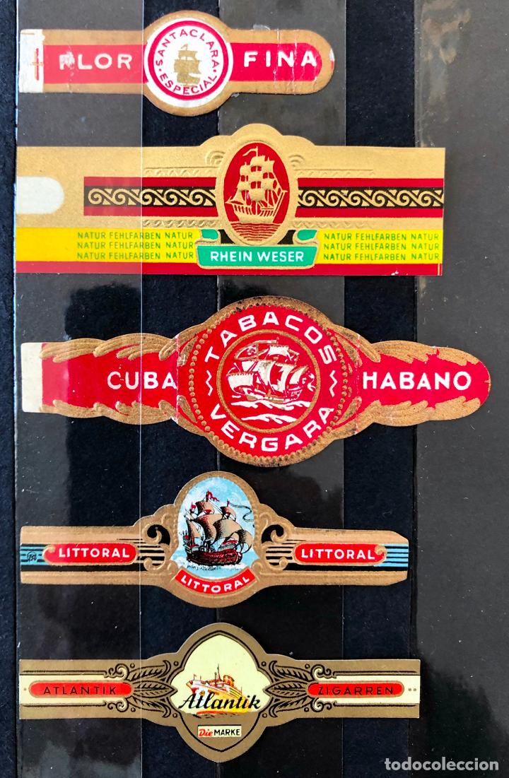 Bagues de cigare de collection: VITOLAS - TEMA BARCOS (5 VITOLAS)