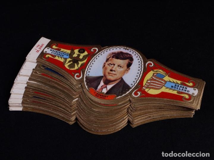Vitolas de colecci&oacute;n: PRESIDENTES. WASHINGTON. 77 VITOLAS, SERIE VI DEL 1 AL 80 INCOMPLETA