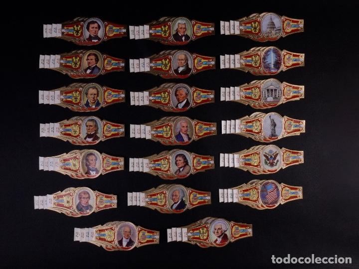 Vitolas de colecci&oacute;n: PRESIDENTES. WASHINGTON. 80 VITOLAS, SERIE VI DEL 81 AL 160 COMPLETA