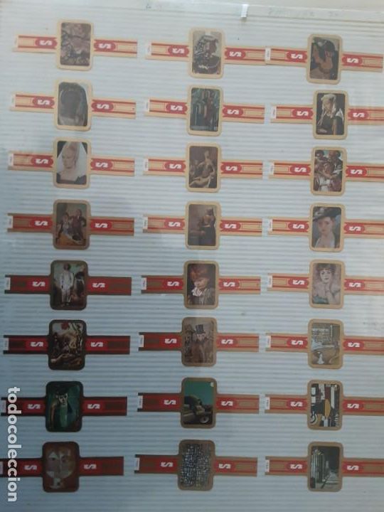Vitolas de colecci&oacute;n: EVOLUCION DE LA PINTURA SERIE COMPLETA de 24 VITOLAS
