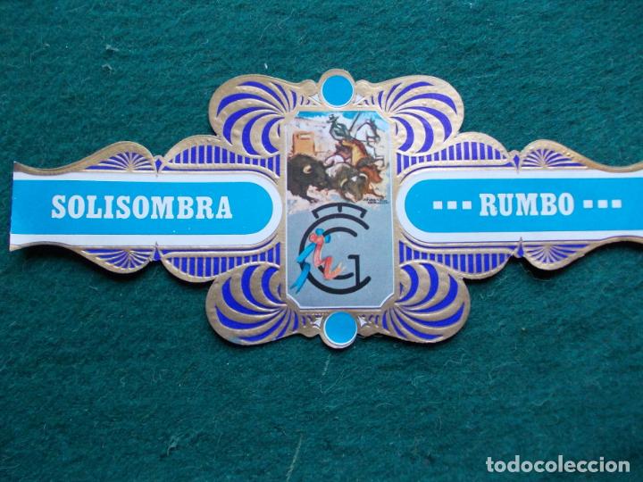 An&eacute;is de charuto de cole&ccedil;&atilde;o: VITOLA SOLISOMBRA RUMBO SERIE TAURINA GANADERIAS N&ordm; 4