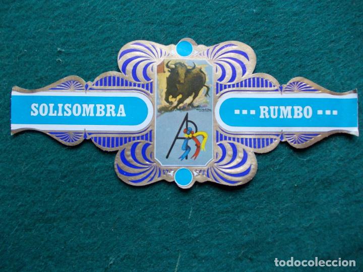 Vitolas de colecci&oacute;n: VITOLA SOLISOMBRA RUMBO SERIE TAURINA GANADERIAS N&ordm; 3