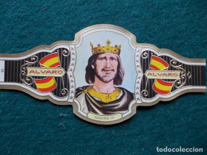 An&eacute;is de charuto de cole&ccedil;&atilde;o: VITOLAS REYES DE ESPA&Ntilde;A ALVARO RAMIRO III