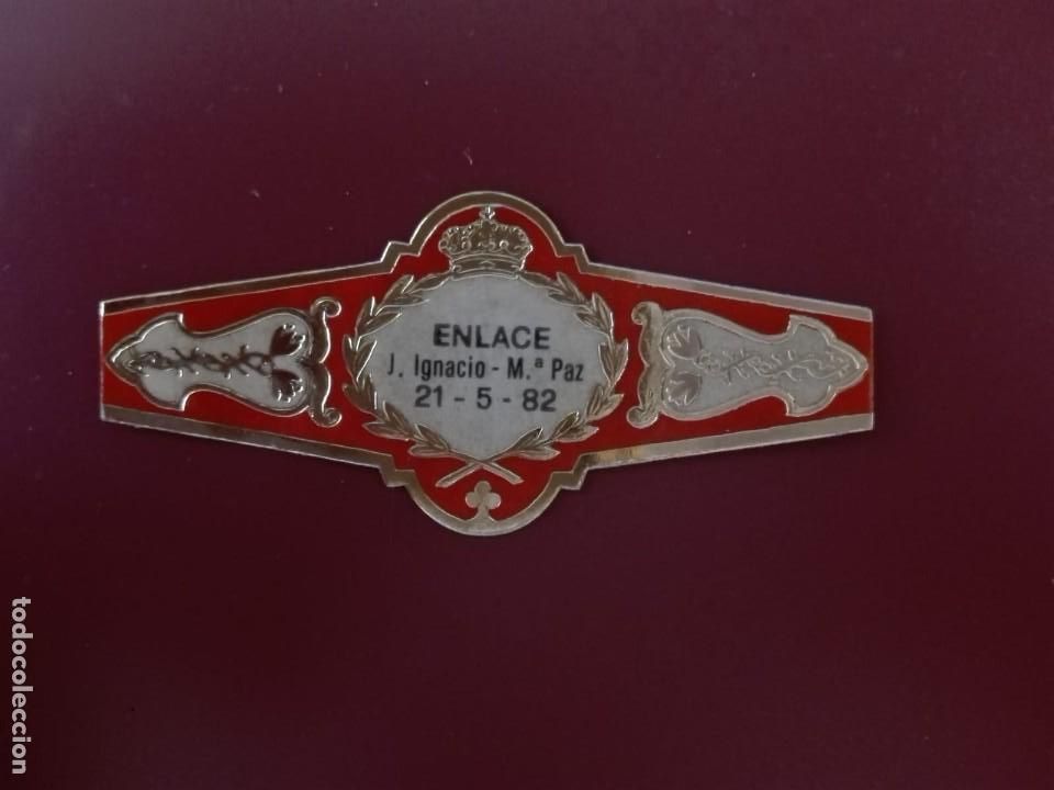 Collection cigar bands: VITOLA - ENLACE J. IGNACIO - M&ordf; PAZ - 21-5-82