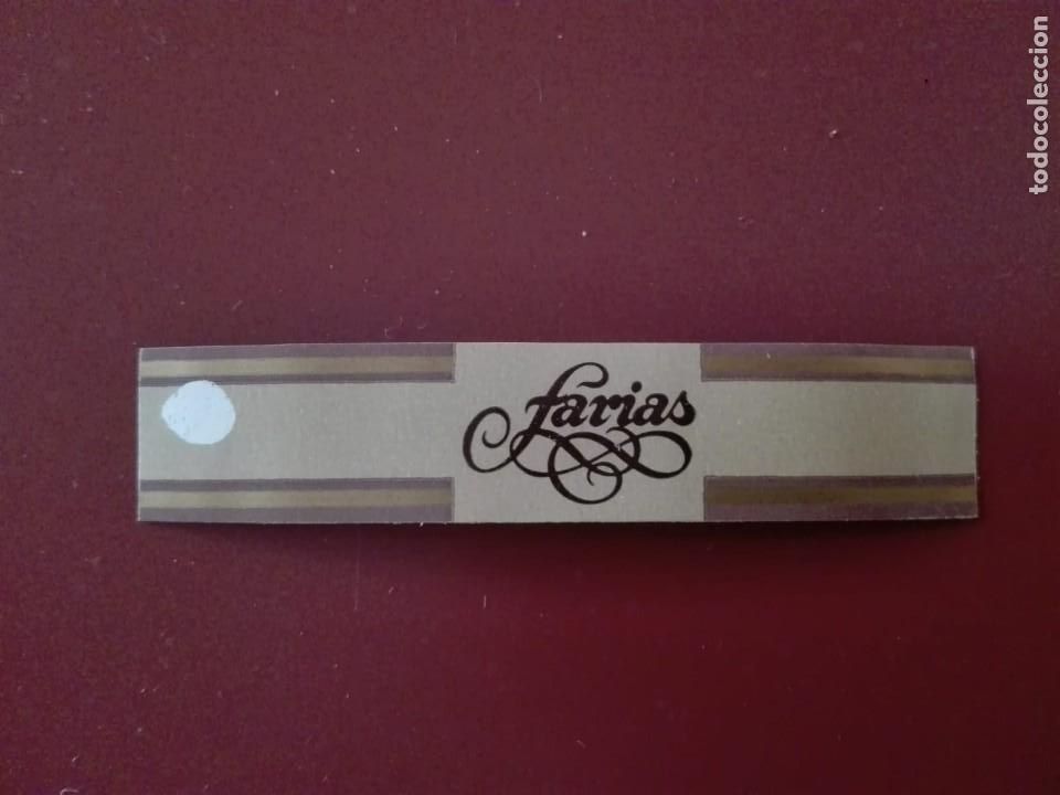 Bagues de cigare de collection: VITOLA FARIAS
