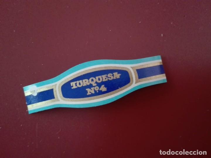 Vitolas de colecci&oacute;n: VITOLA TURQUESA N&ordm; 4 - Foto 1