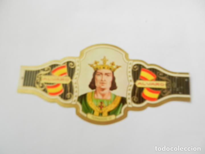 Vitolas de colecci&oacute;n: VITOLA ALVARO - SERIE REYES DE ESPA&Ntilde;A - FERNANDO III.