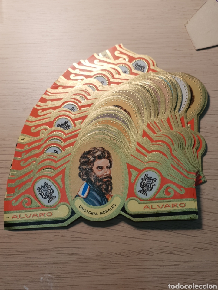 Vitolas de colecci&oacute;n: SERIE COMPLETA 50 VITOLAS. MUSICOS . ALVARO