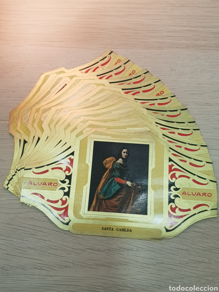 Vitolas de colecci&oacute;n: SERIE COMPLETA 12 VITOLAS. CUADROS PINTORES ESPA&Ntilde;OLES. ZURBARAN . ALVARO