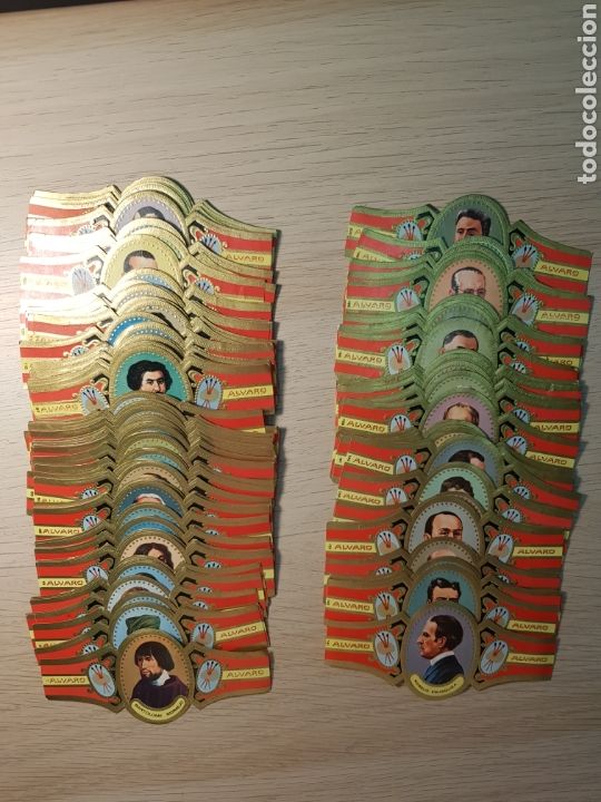 Bagues de cigare de collection: SERIE COMPLETA 200 VITOLAS. PINTORES. ALVARO