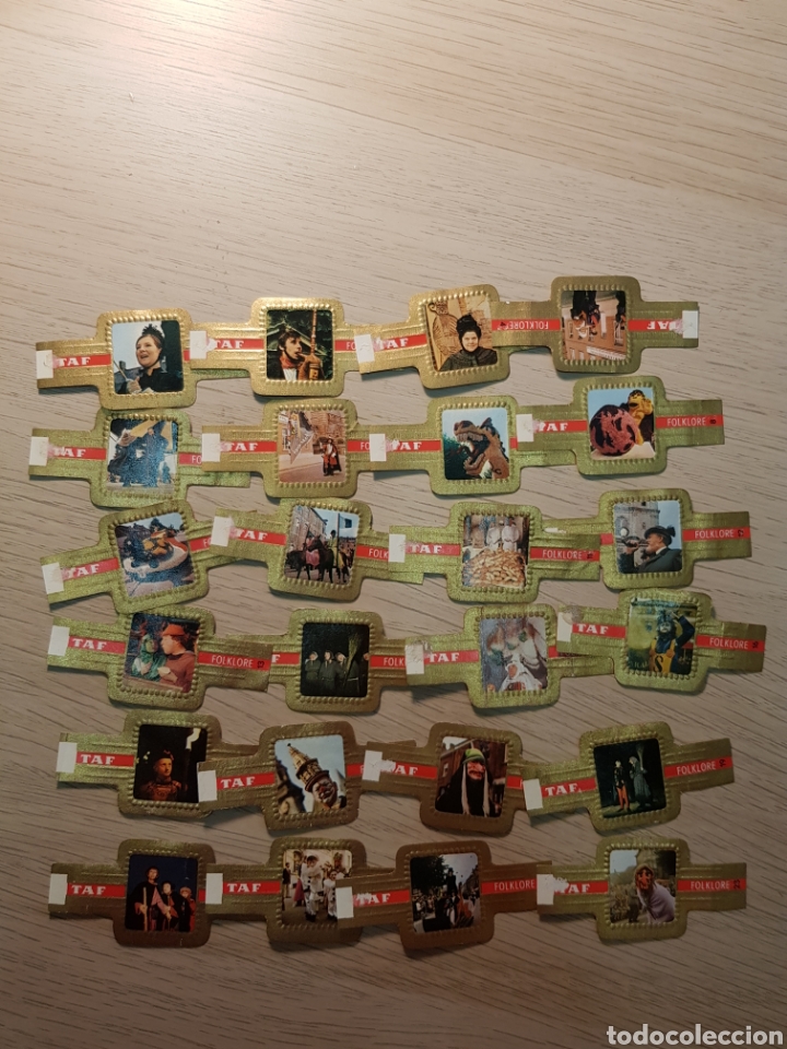 Vitolas de colecci&oacute;n: SERIE COMPLETA 24 VITOLAS. TAF. FOLKLORE