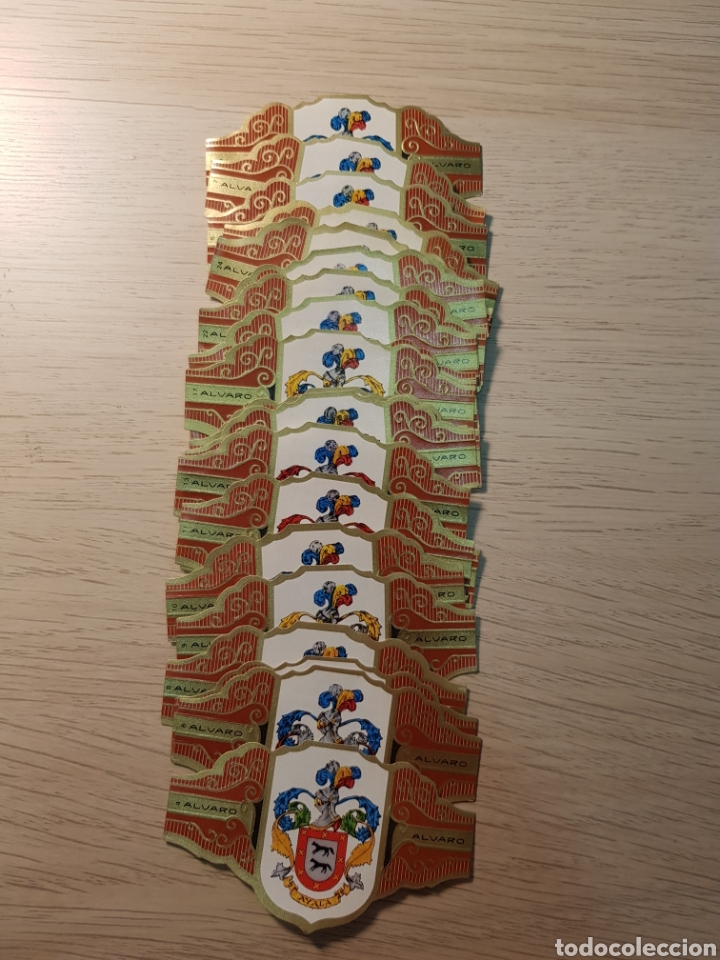 Vitolas de colecci&oacute;n: SERIE COMPLETA 24 VITOLAS. LA FAMA. ALVARO