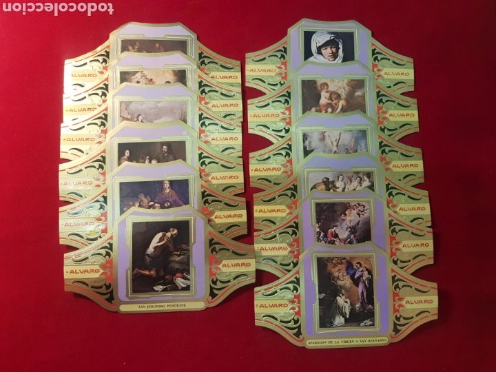 Vitolas de colecci&oacute;n: SERIE COMPLETA A 12 VITOLAS. CUADROS DE PINTORES ESPA&Ntilde;OLES. SERIE II. ALVARO