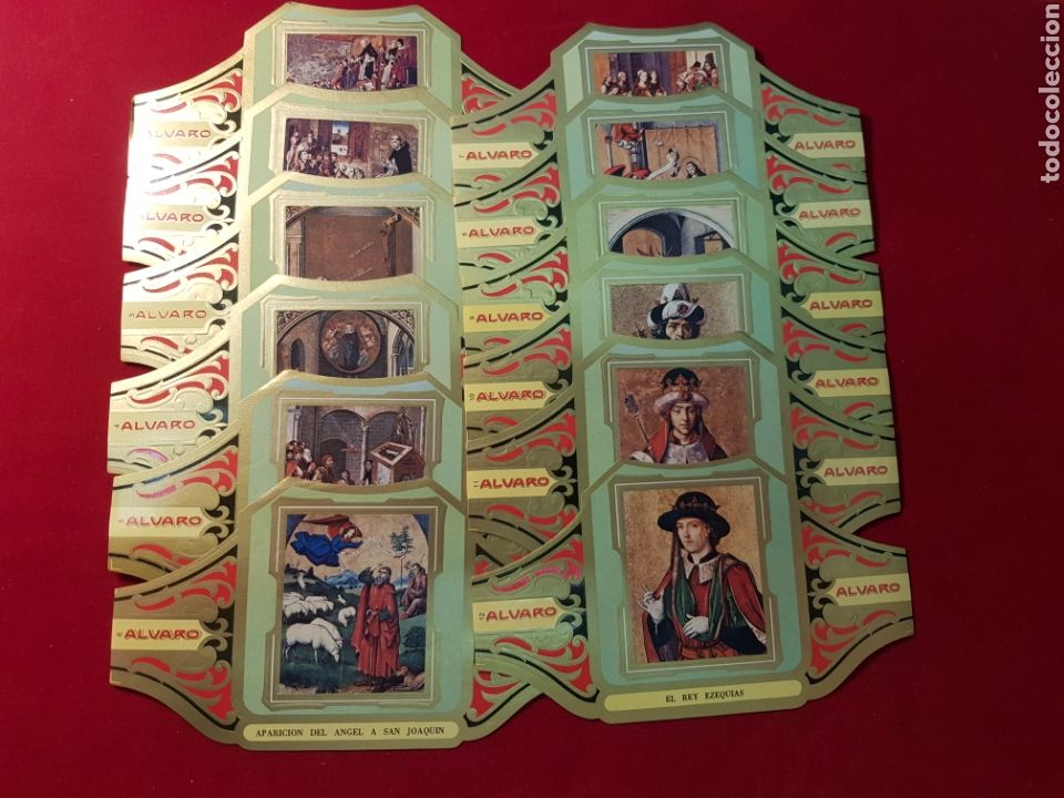 Vitolas de colecci&oacute;n: SERIE COMPLETA 12 VITOLAS. CUADROS DE PINTORES ESPA&Ntilde;OLES. ALVARO