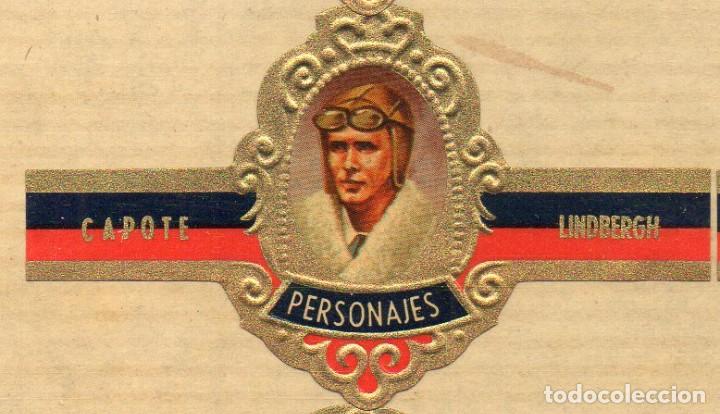 Vitolas de colecci&oacute;n: VITOLA, LINDBERGH, CAPOTE, SERIE PERSONAJES