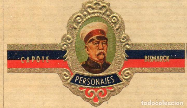 Vitolas de colecci&oacute;n: VITOLA, BISMARCK, CAPOTE, SERIE PERSONAJES