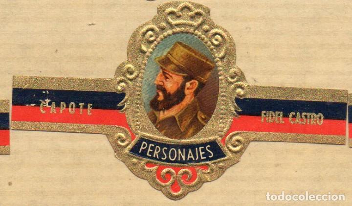 Vitolas de colecci&oacute;n: VITOLA, FIDEL CASTRO, CAPOTE, SERIE PERSONAJES