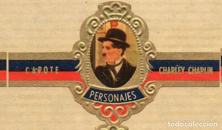 Vitolas de colecci&oacute;n: VITOLA, CHARLEY CHAPLIN, CAPOTE, SERIE PERSONAJES