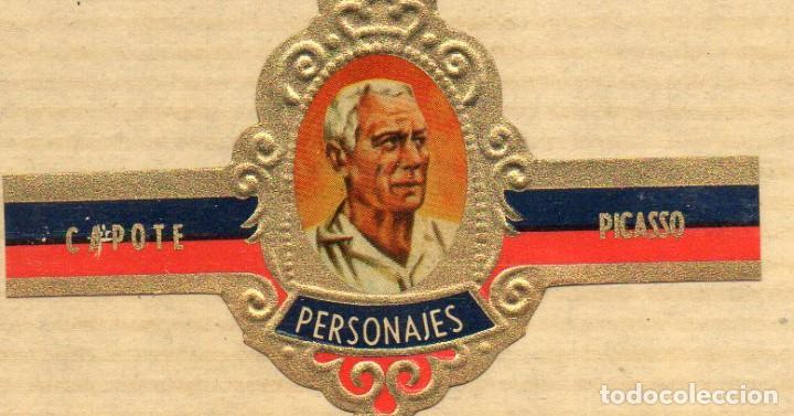Vitolas de colecci&oacute;n: VITOLA, PICASSO, CAPOTE, SERIE PERSONAJES