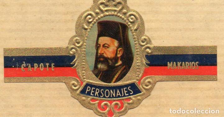 Vitolas de colecci&oacute;n: VITOLA, MAKARIOS, CAPOTE, SERIE PERSONAJES