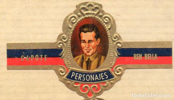 Vitolas de colecci&oacute;n: VITOLA, BEN BELLA, CAPOTE, SERIE PERSONAJES