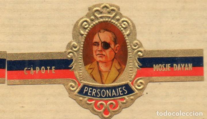 Vitolas de colecci&oacute;n: VITOLA, MOSJE DAYAN, CAPOTE, SERIE PERSONAJES