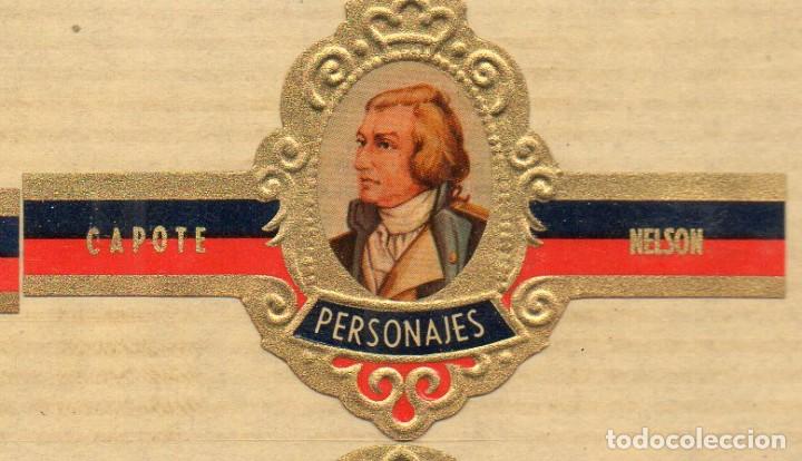 Vitolas de colecci&oacute;n: VITOLA, NELSON, CAPOTE, SERIE PERSONAJES