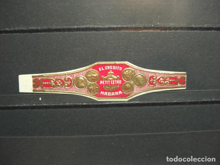 An&eacute;is de charuto de cole&ccedil;&atilde;o: VITOLA ANTIGUA HABANA. EL CREDITO. (830A)