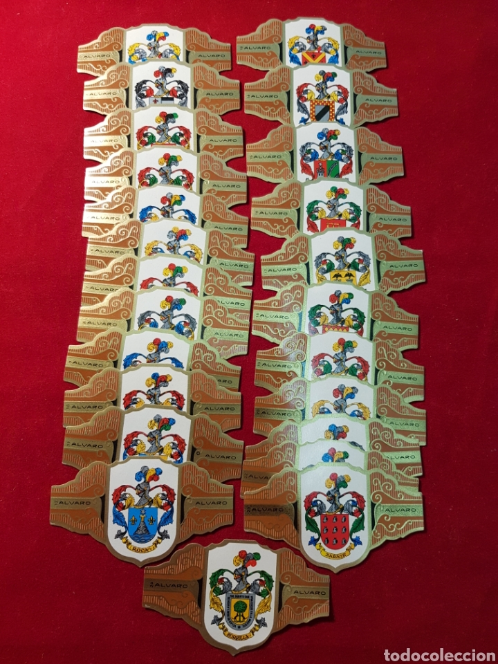 Vitolas de colecci&oacute;n: SERIE COMPLETA 24 VITOLAS.LA FAMA. ALVARO